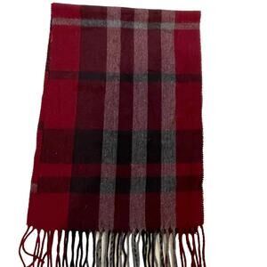 Italian Plaid Tartan‎ Scarf Preppy Unisex Oblong Fringe Luxury Cejon